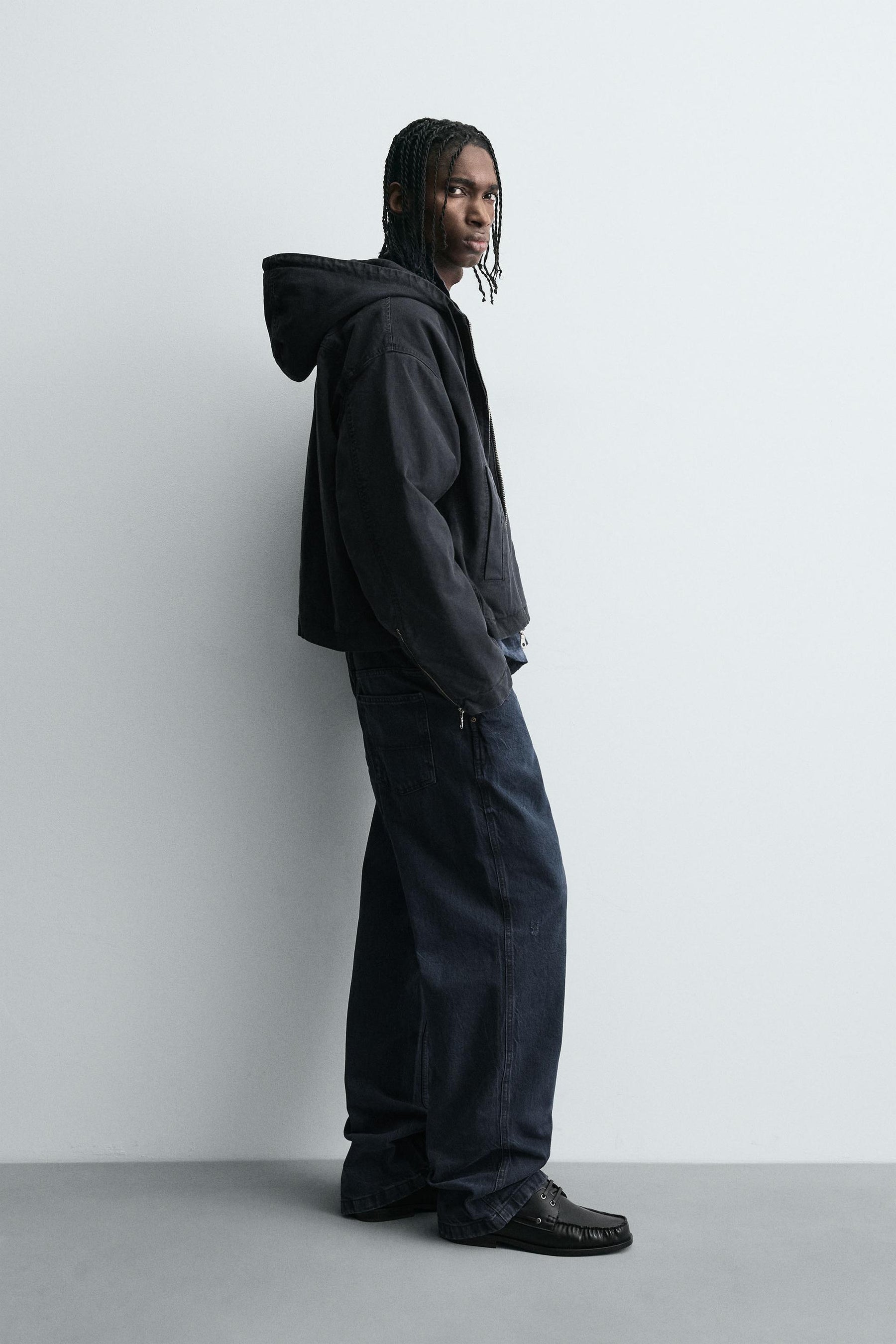 BOXY FIT TEXTURED JACKET - Image 4