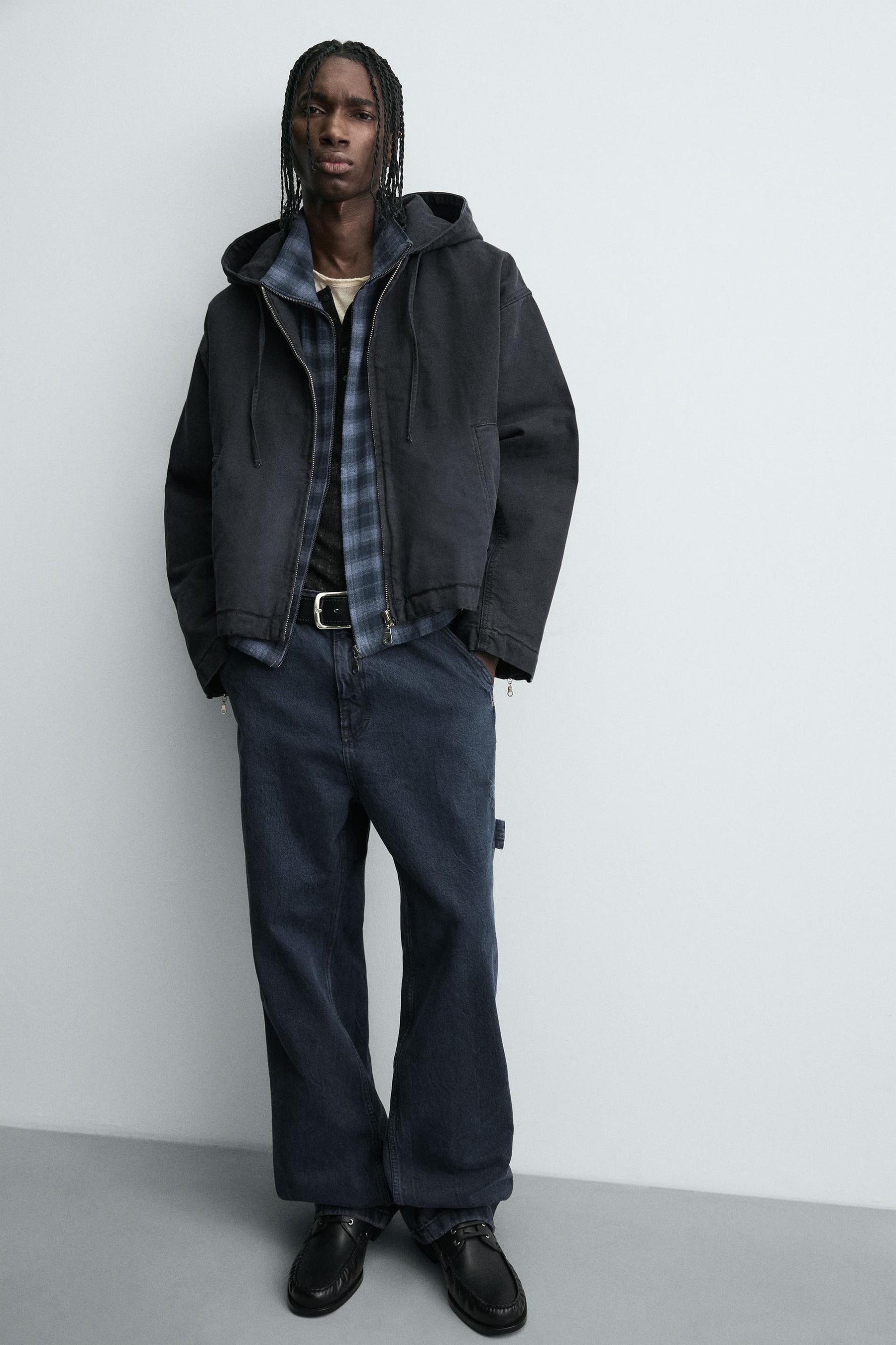 BOXY FIT TEXTURED JACKET - Image 6