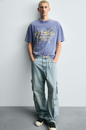 VARSITY GRAPHIC PRINT T-SHIRT - Image 6