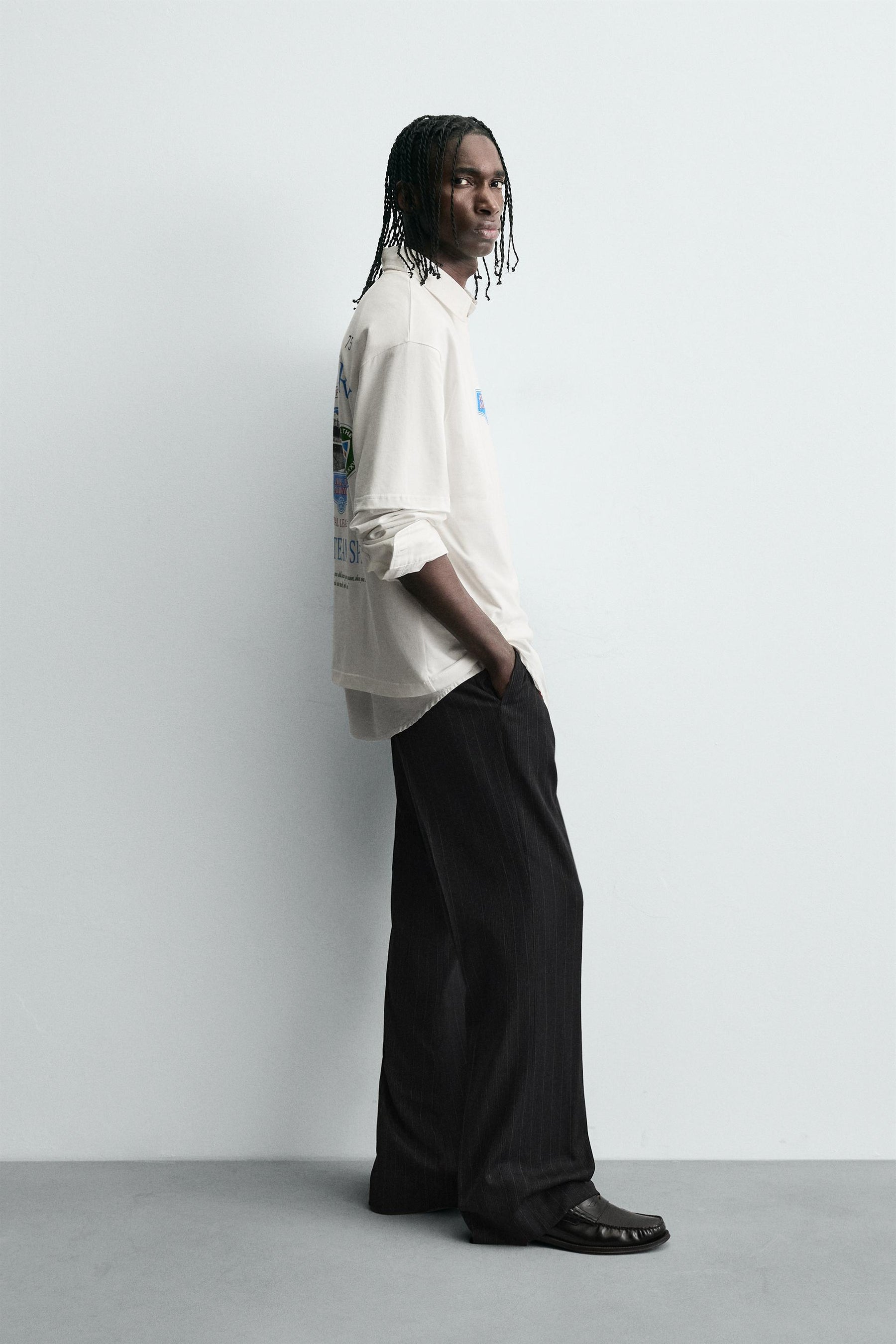 CONTRAST PRINT T-SHIRT - Image 4