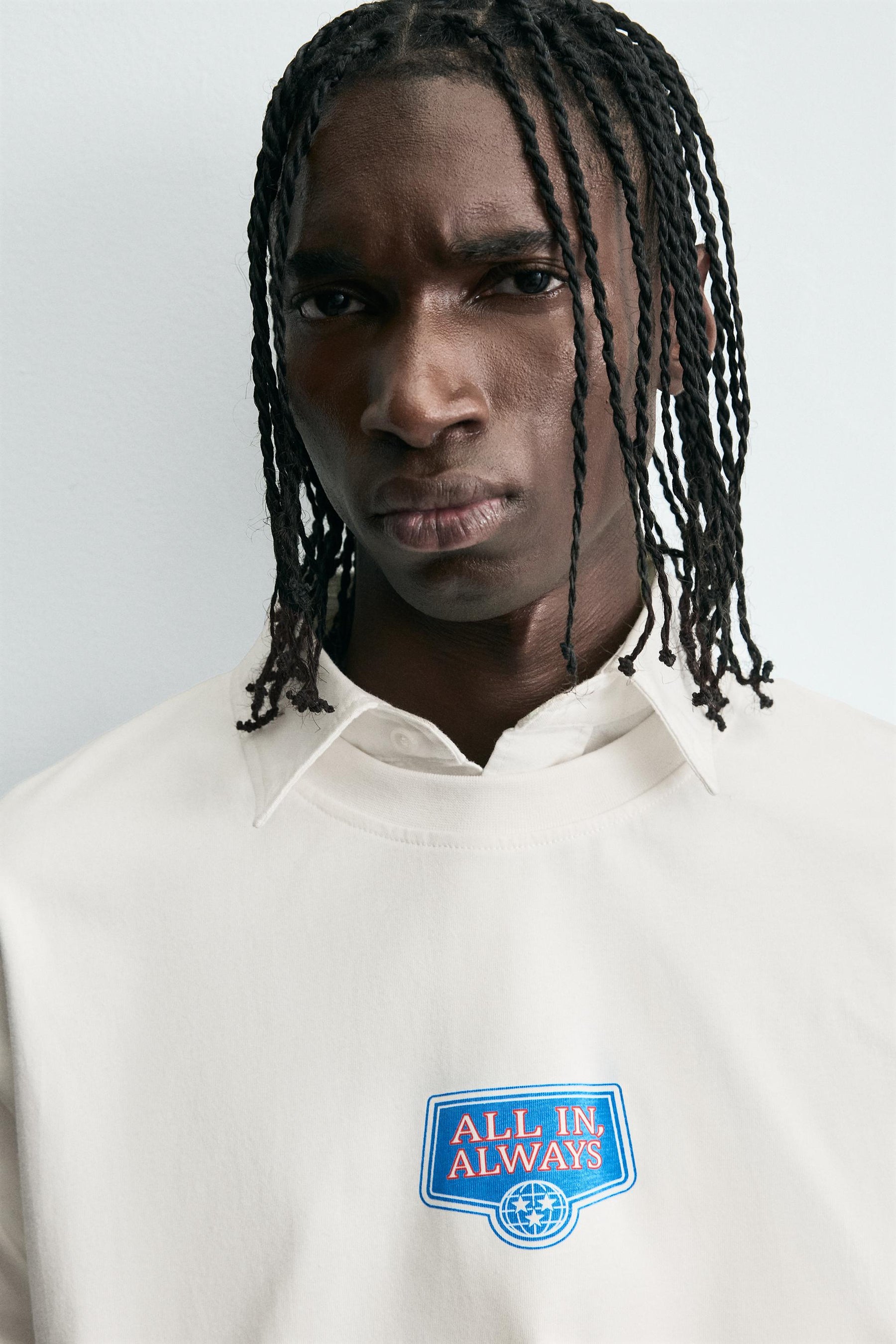 CONTRAST PRINT T-SHIRT - Image 6