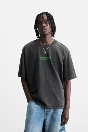 WASHED SLOGAN T-SHIRT - Image 2