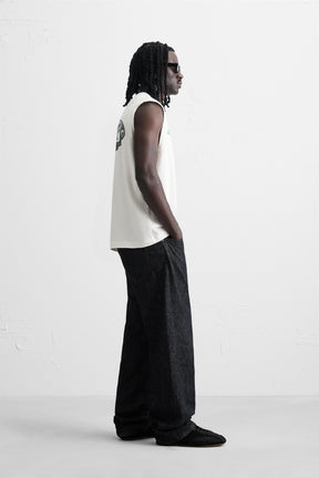 WASHED PRINTED TANK TOP - Image 4