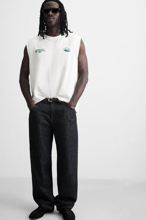 WASHED PRINTED TANK TOP - Image 5