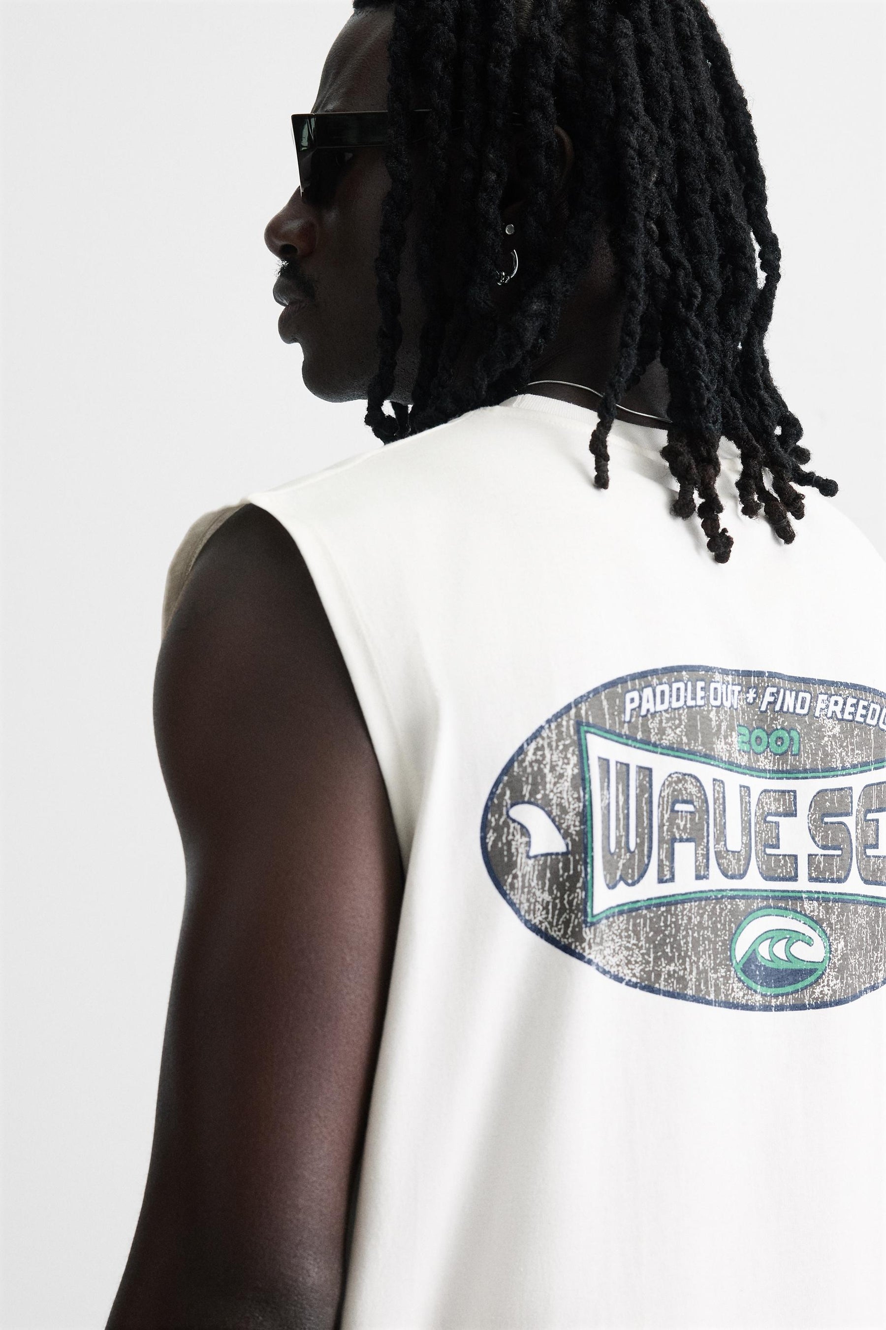 WASHED PRINTED TANK TOP - Image 6