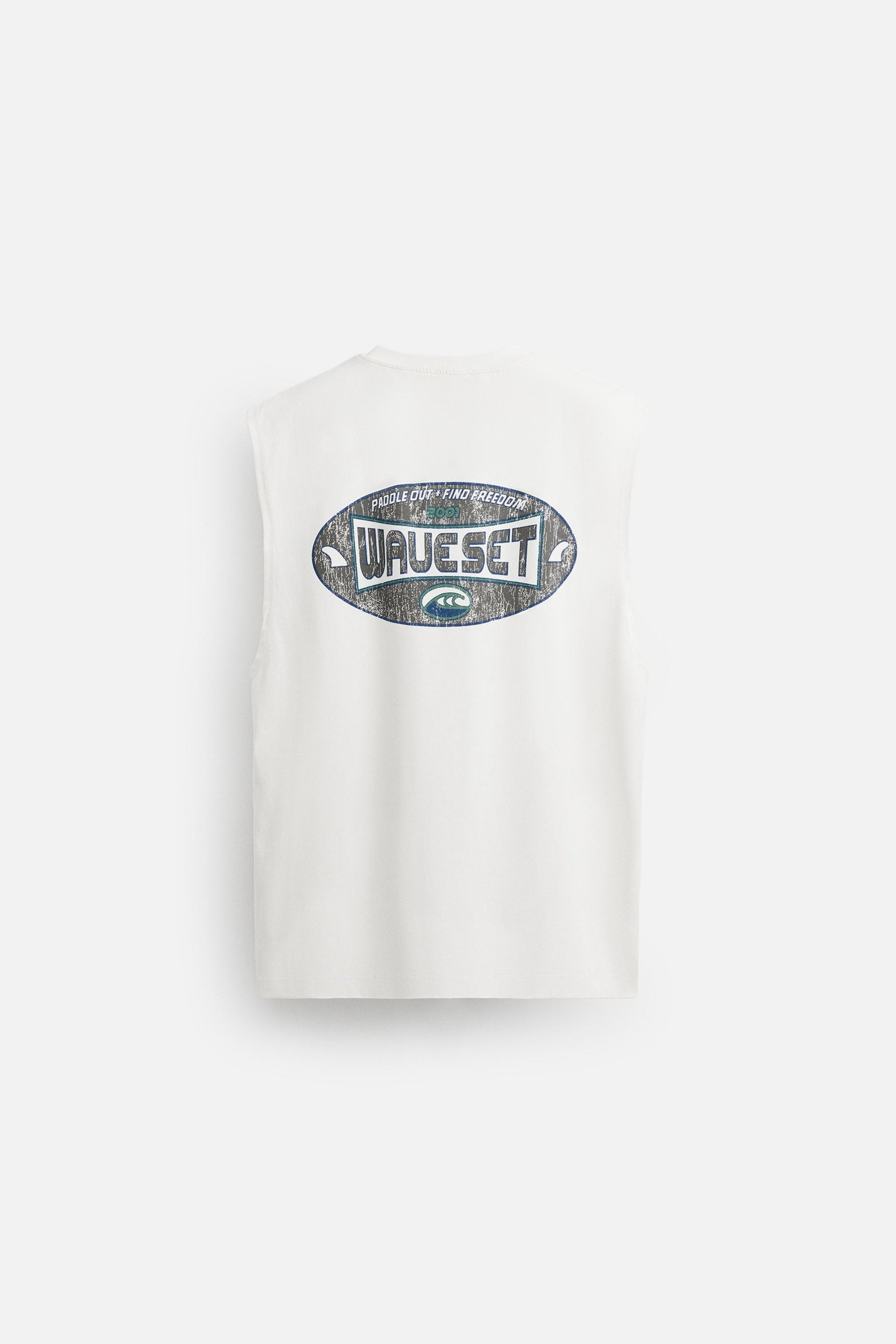 WASHED PRINTED TANK TOP - Image 7