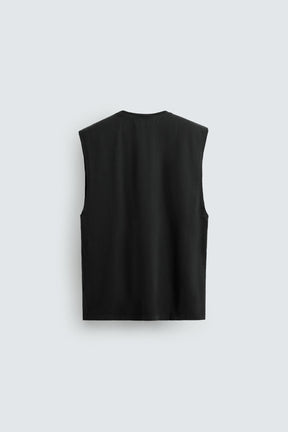 WASHED PRINTED TANK TOP - Image 7
