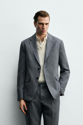 Linen Suit Jacket