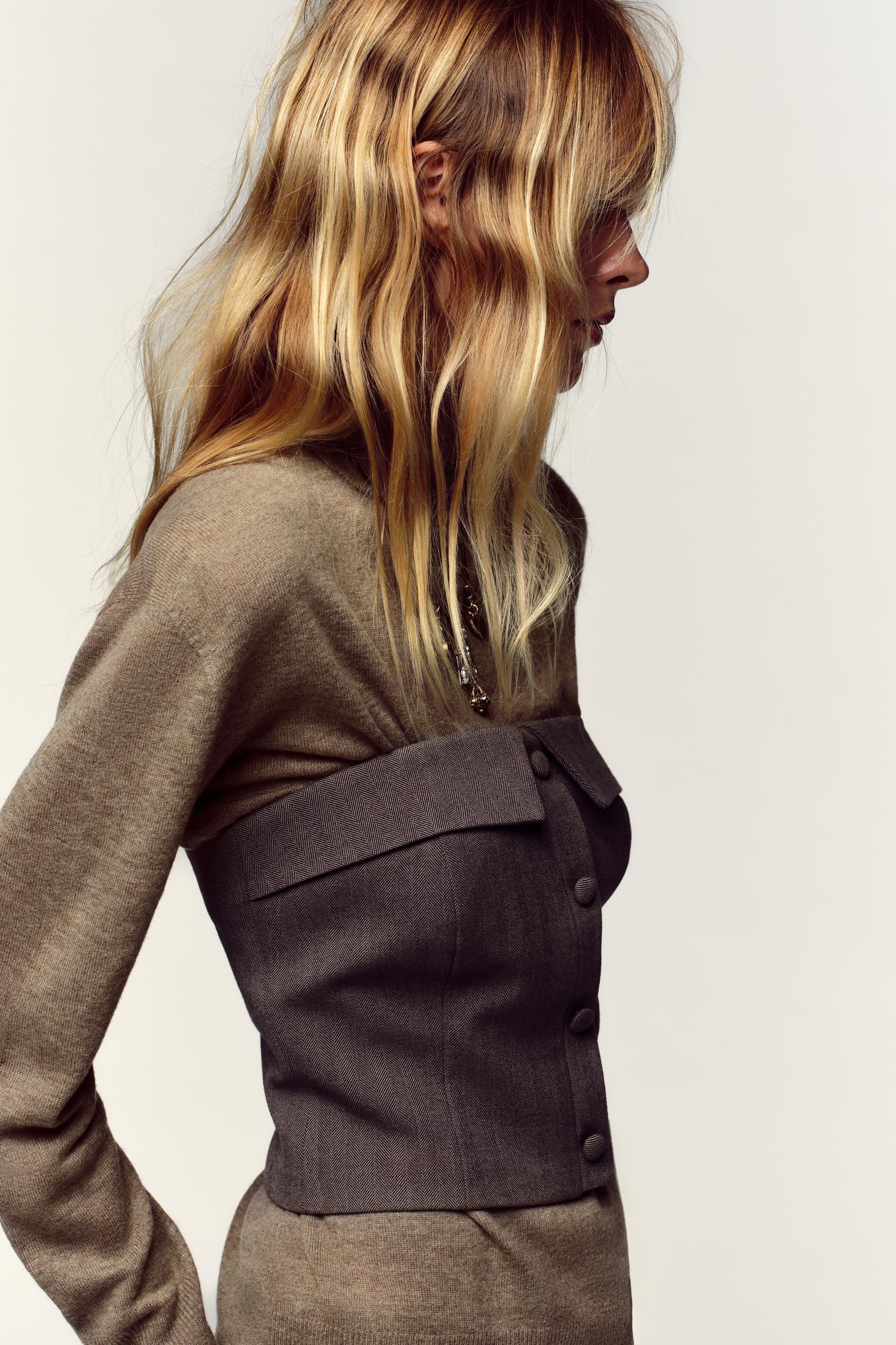 Bustier-Top im Korsett-Stil