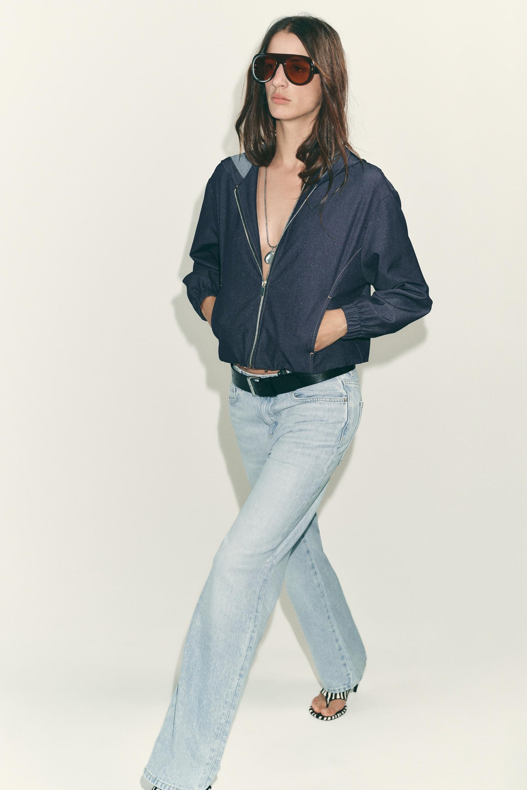 Bomberjacke mit Kapuze