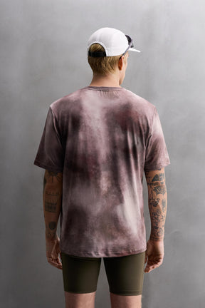 PERFORATED TIE-DYE PRINT T-SHIRT - Image 3