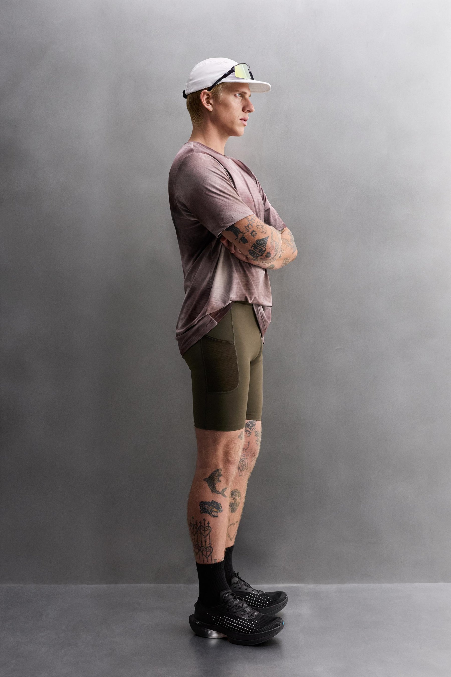 PERFORATED TIE-DYE PRINT T-SHIRT - Image 4