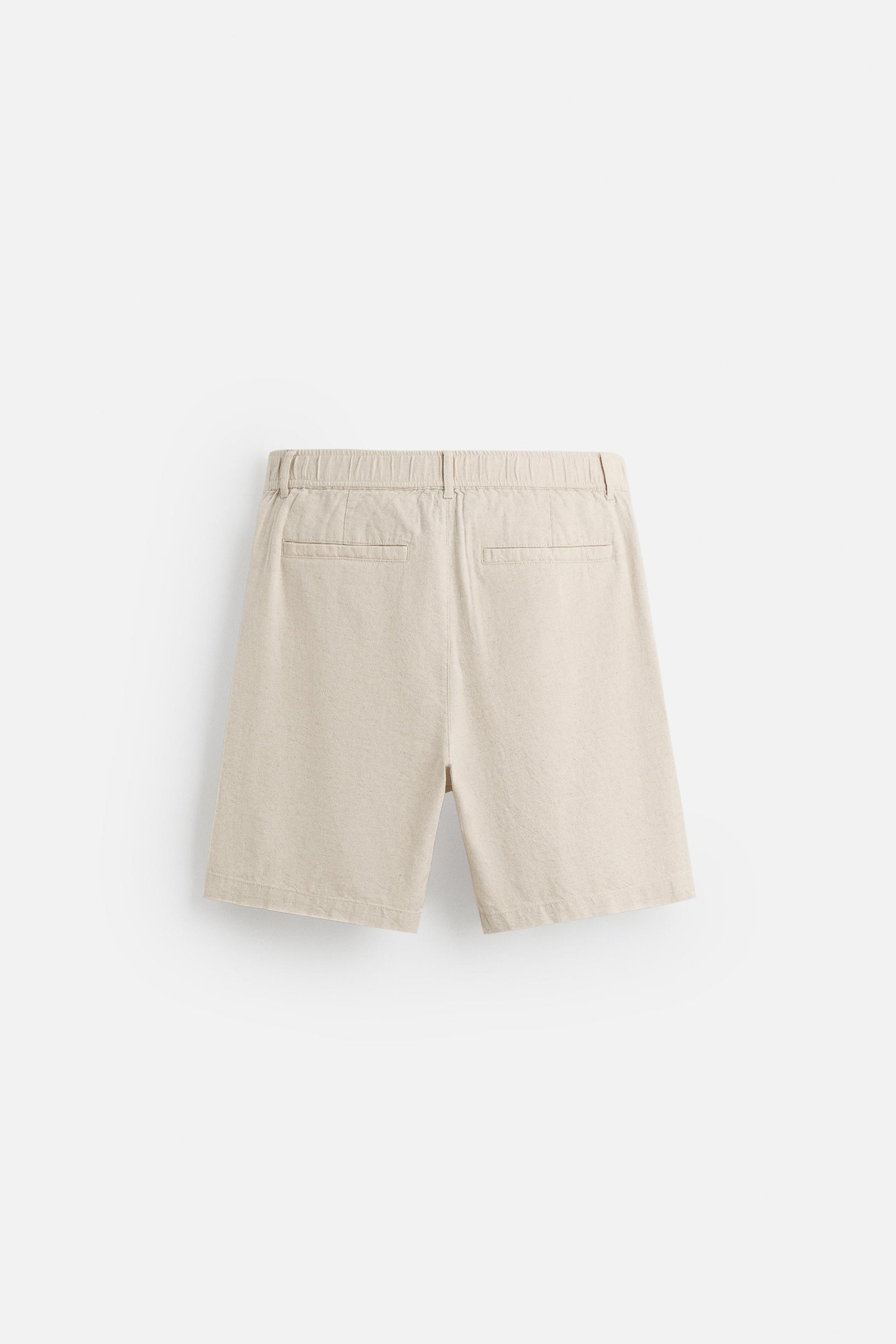 COTTON/LINEN BERMUDA SHORTS - Image 7