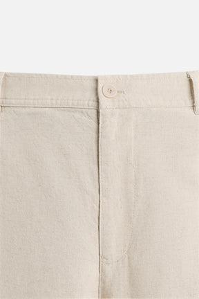 COTTON/LINEN BERMUDA SHORTS - Image 8