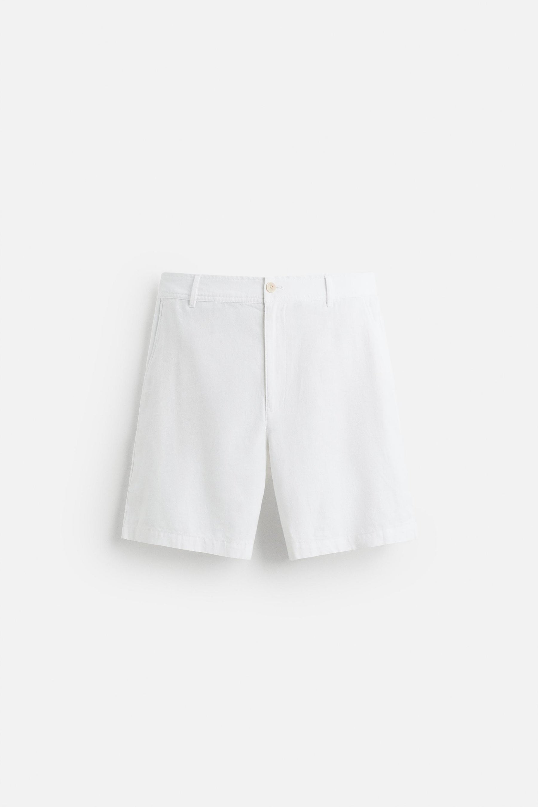 COTTON/LINEN BERMUDA SHORTS - Image 6