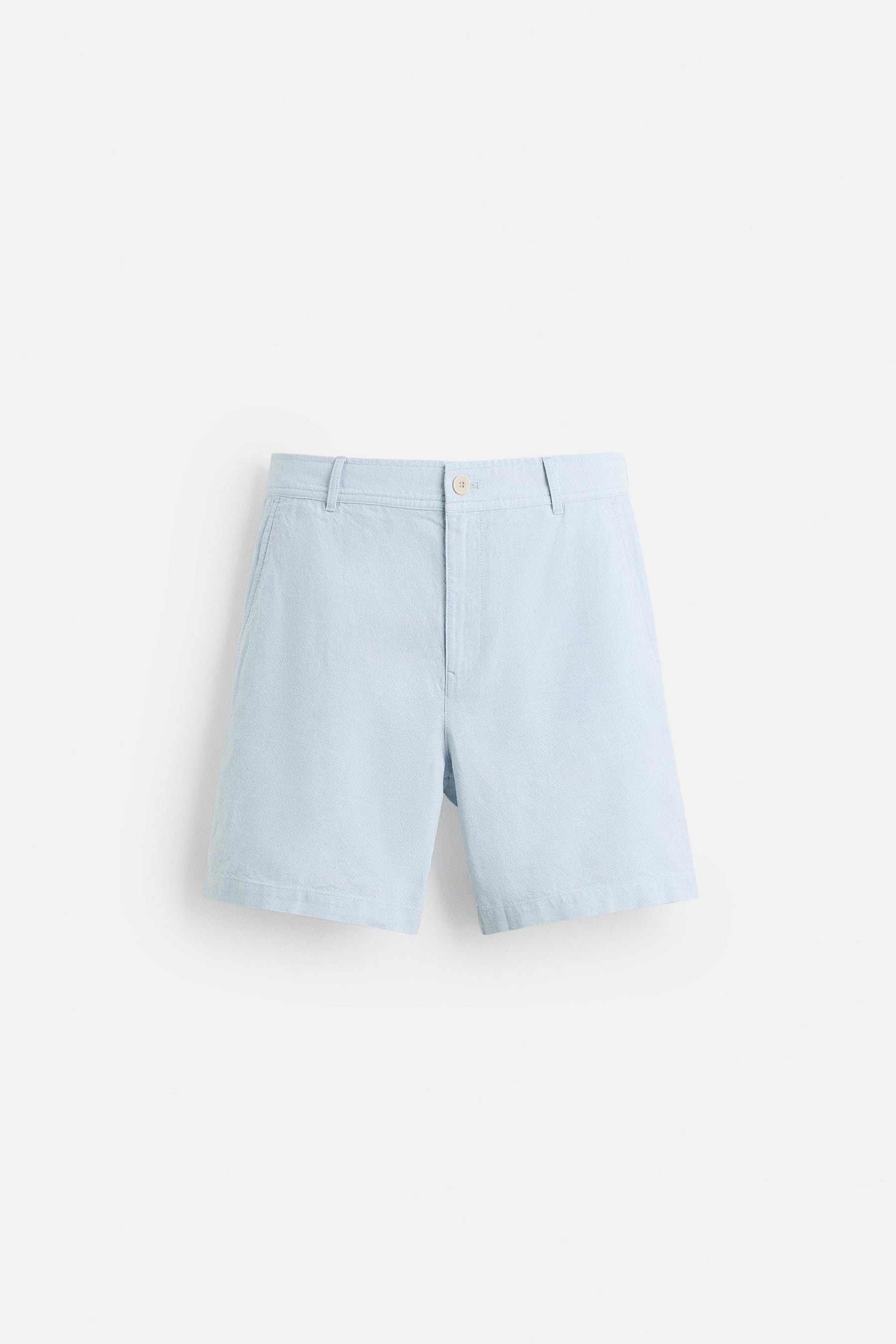 COTTON/LINEN BERMUDA SHORTS - Image 6