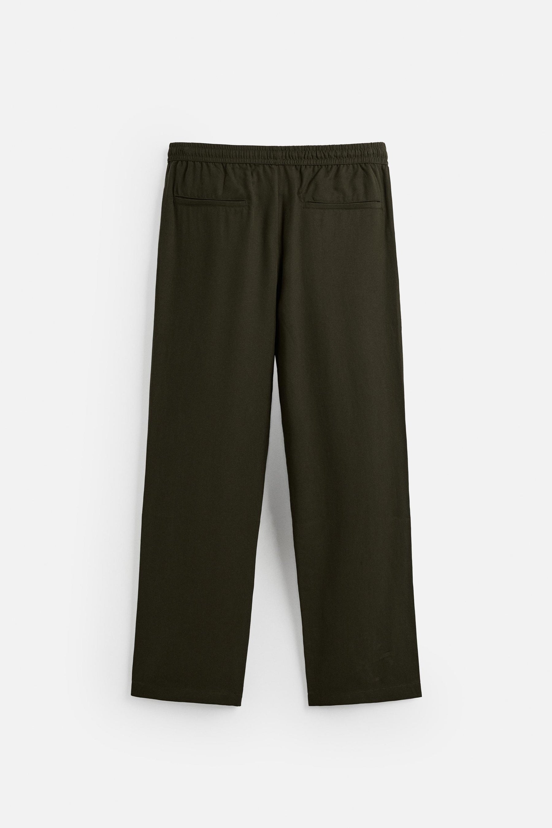 RELAXED FIT LYOCELL TROUSERS - Image 7