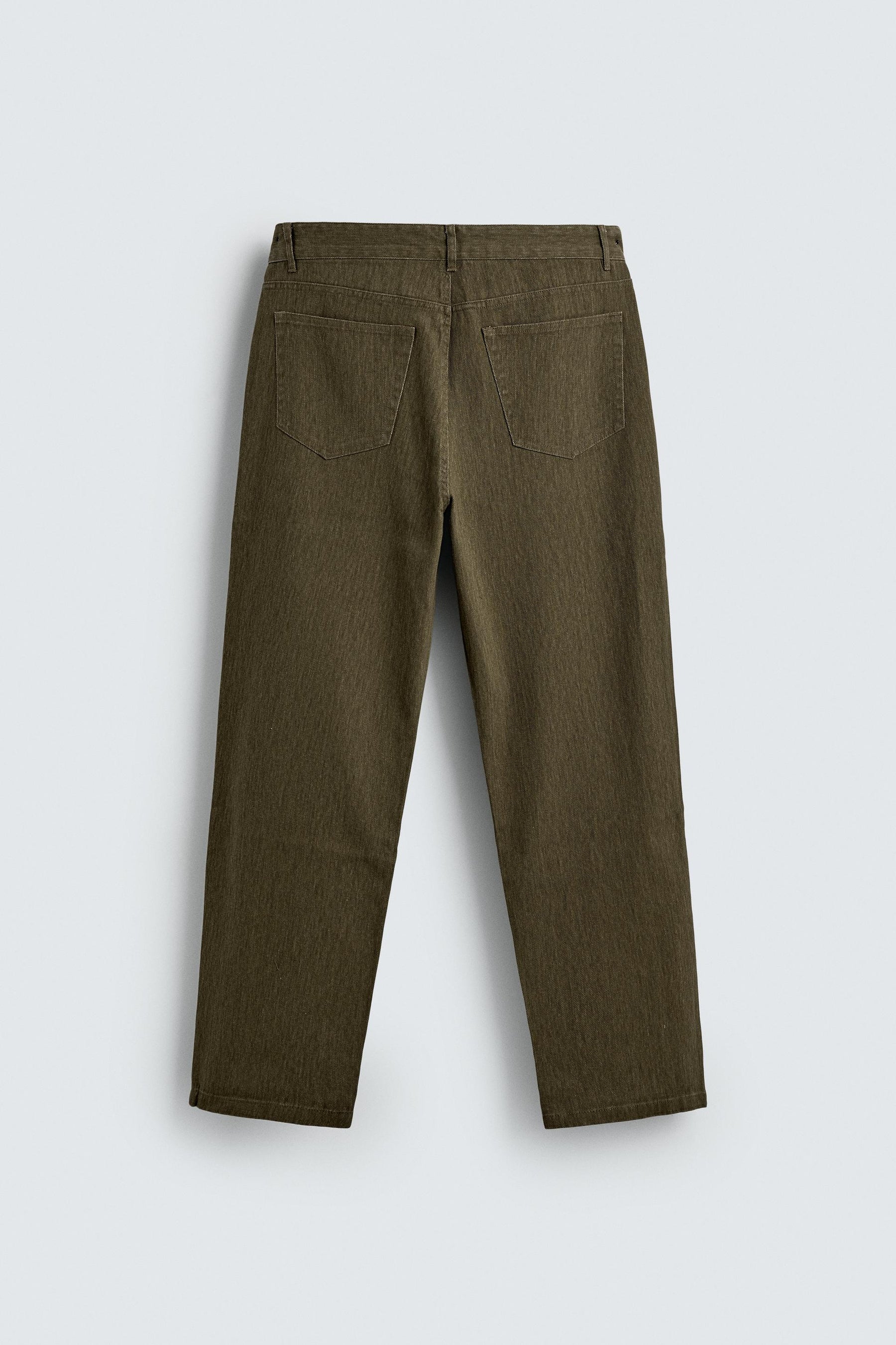 TEXTURED COTTON TROUSERS - Image 7