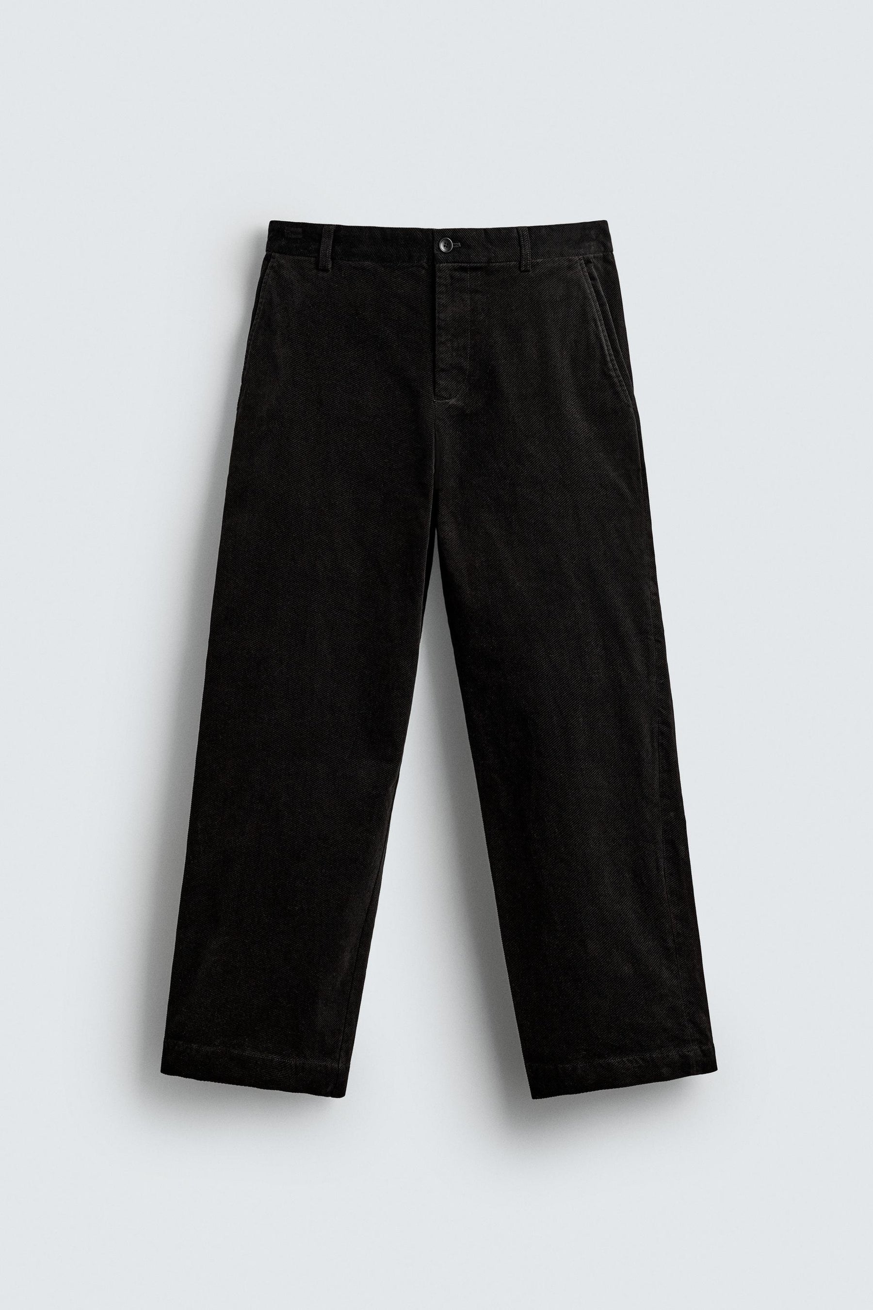 TEXTURED CARROT FIT TROUSERS - Image 6