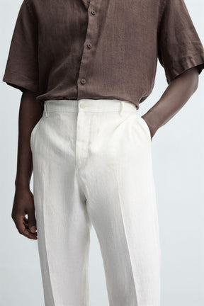 100% LINEN TROUSERS - Image 5