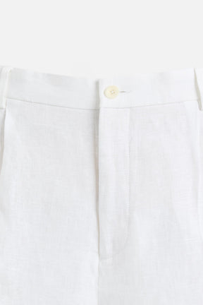100% LINEN PLEATED TROUSERS - Image 9