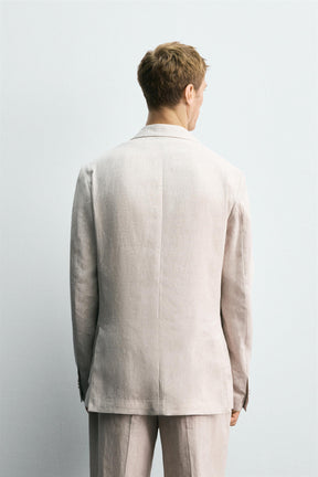 100% LINEN SUIT BLAZER - Image 3