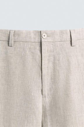 100% LINEN SUIT TROUSERS - Image 9