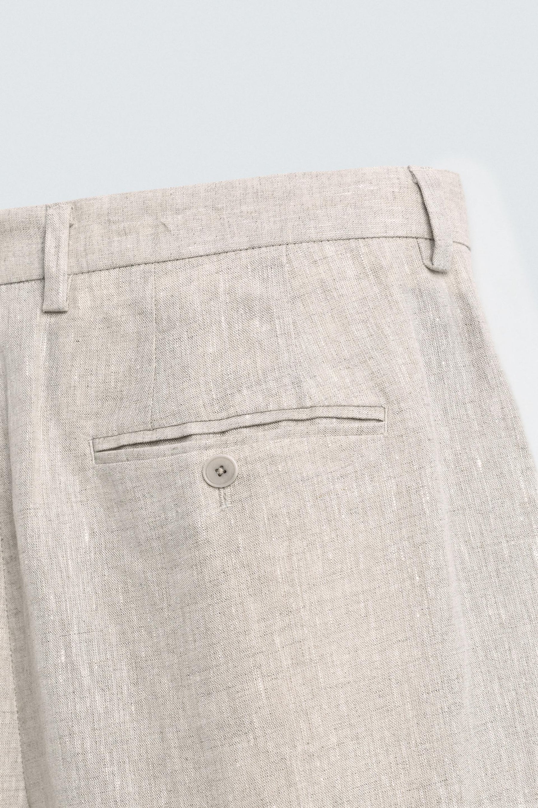 100% LINEN SUIT TROUSERS - Image 10