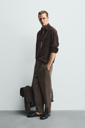 Relaxed Linen Trousers