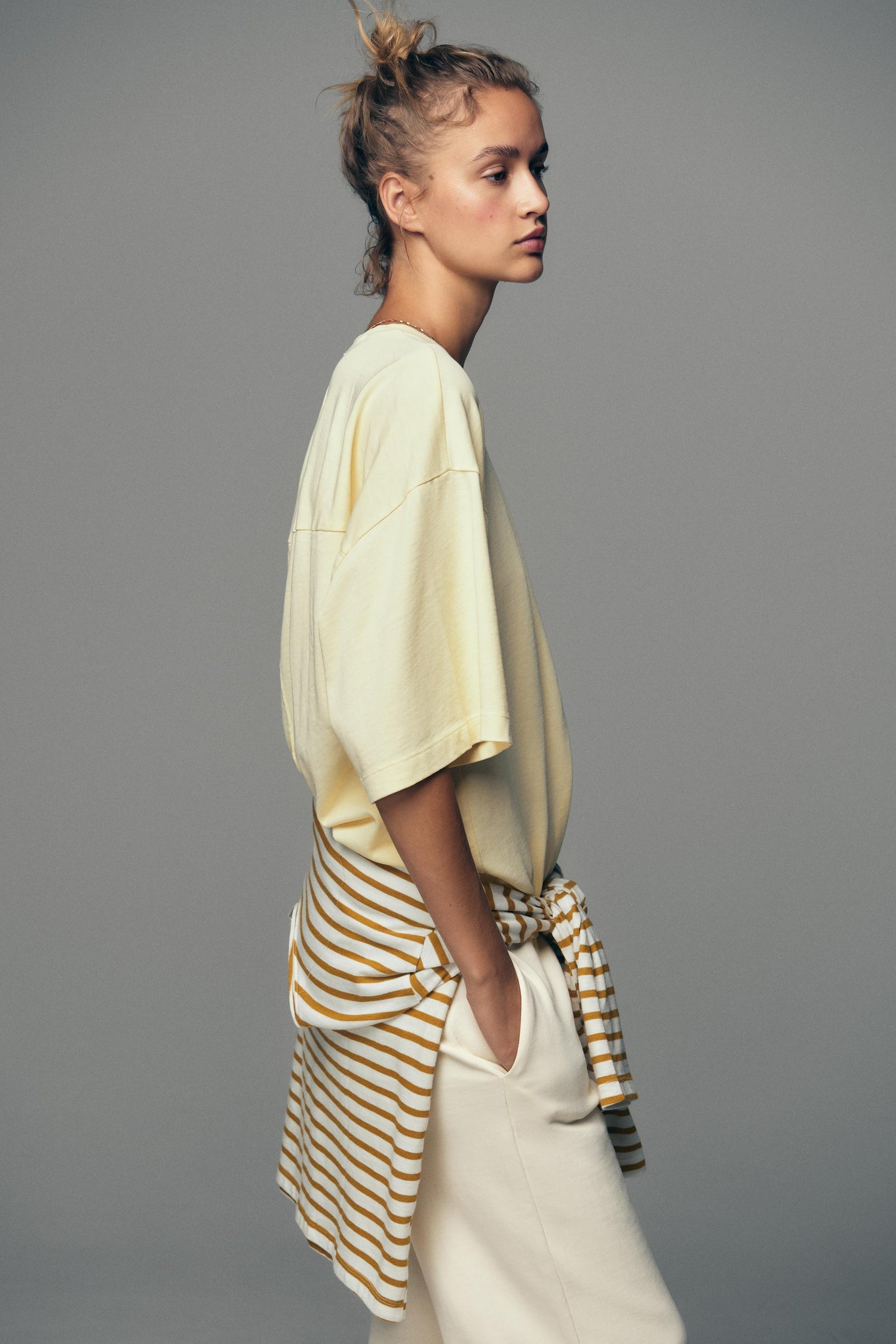 GEWASCHENES ÜBERGROSSES T-SHIRT