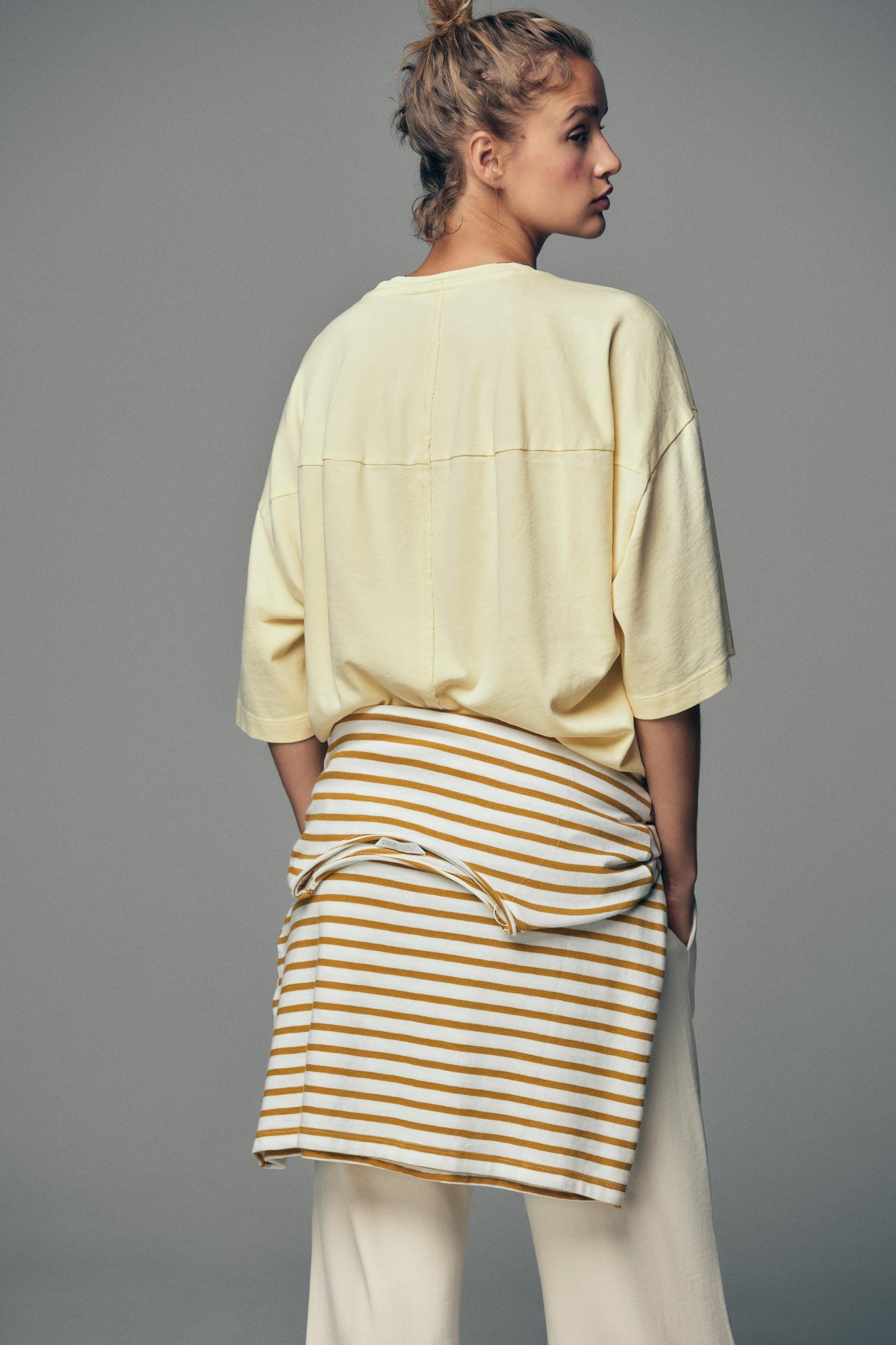 GEWASCHENES ÜBERGROSSES T-SHIRT