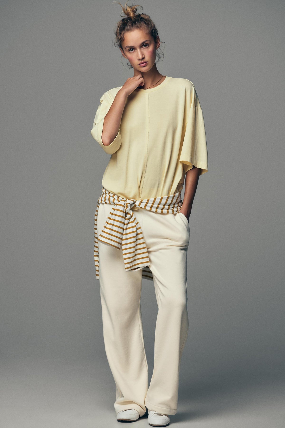 GEWASCHENES ÜBERGROSSES T-SHIRT