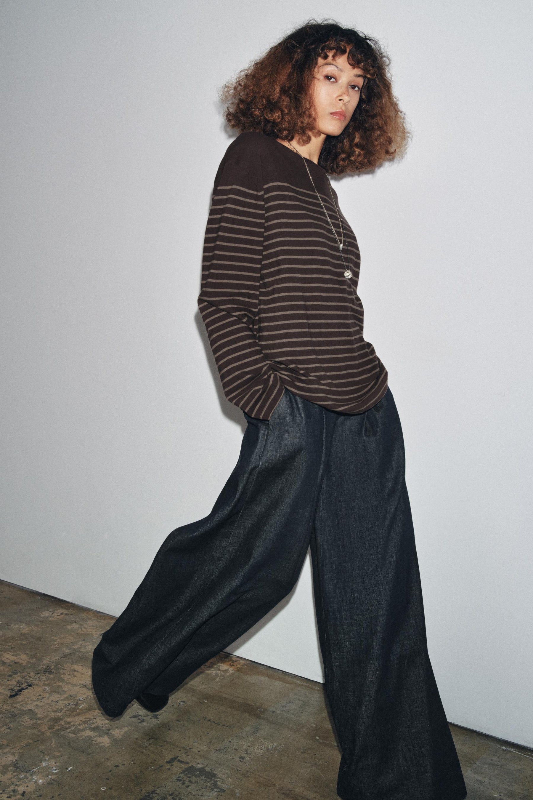 GESTREIFTES LANGARMHEMD