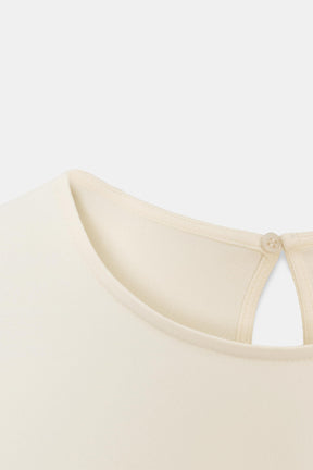 Asymmetrische, fließende Bluse