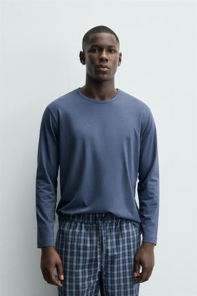 CHECKED COMBINED PYJAMA SET - Image 2