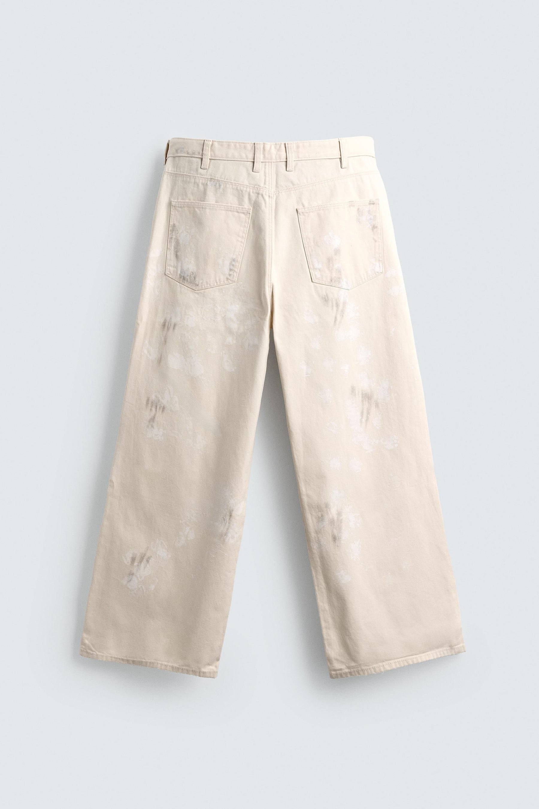 ABSTRACT PRINT TEXTURED TROUSERS - Image 8