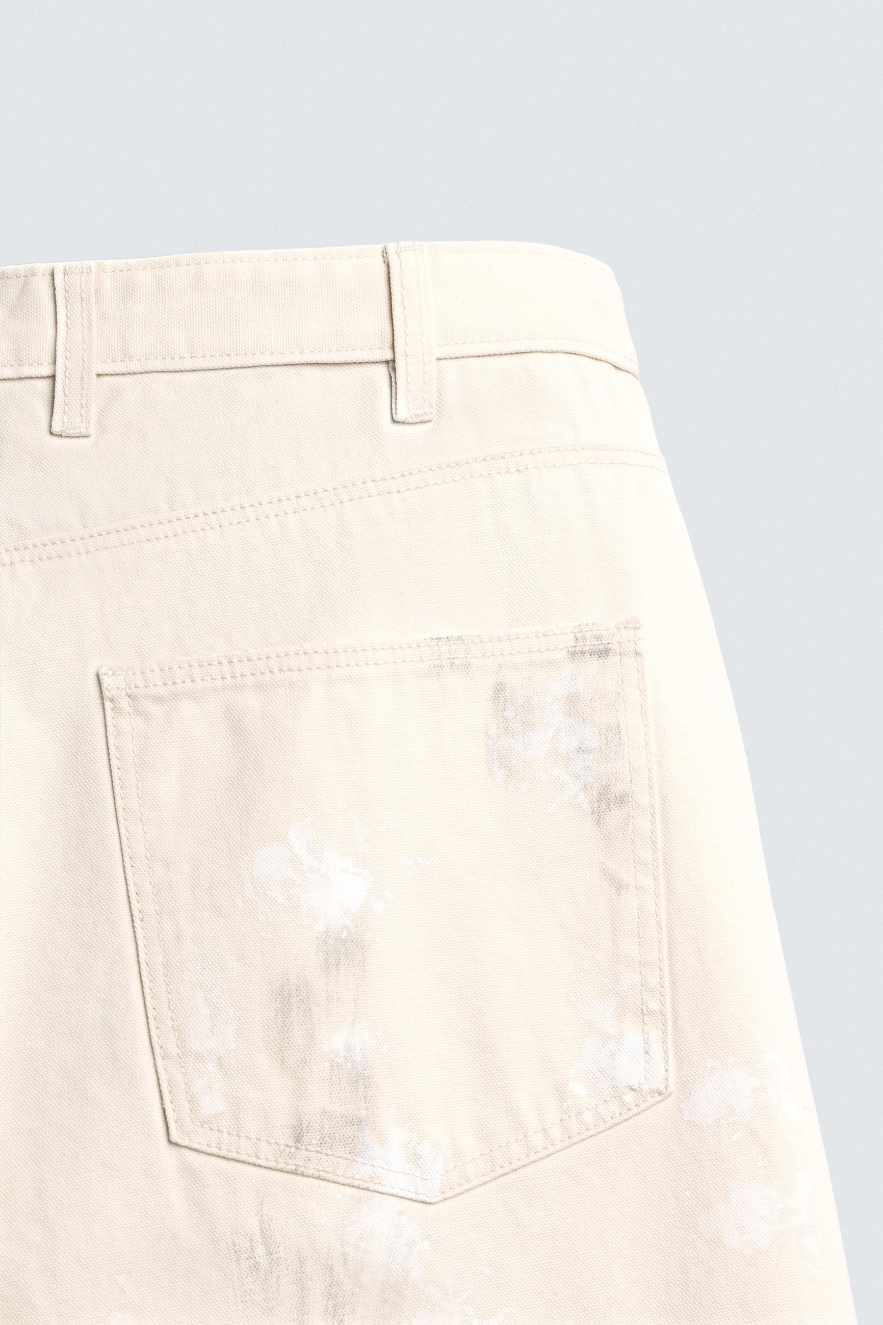 ABSTRACT PRINT TEXTURED TROUSERS - Image 9