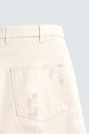 ABSTRACT PRINT TEXTURED TROUSERS - Image 9