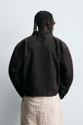 RELAXED FIT DENIM JACKET - Image 3