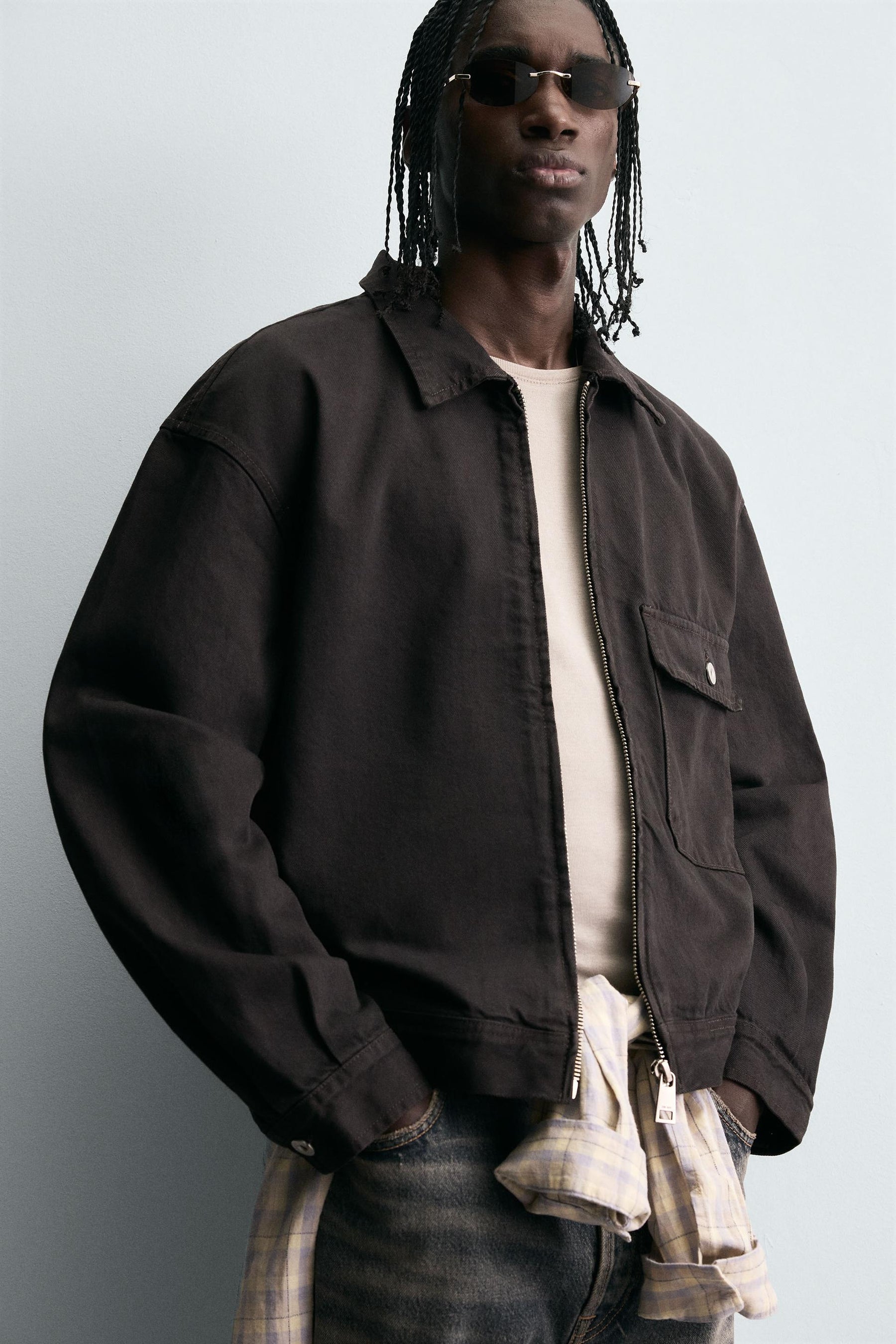 RELAXED FIT DENIM JACKET - Image 5