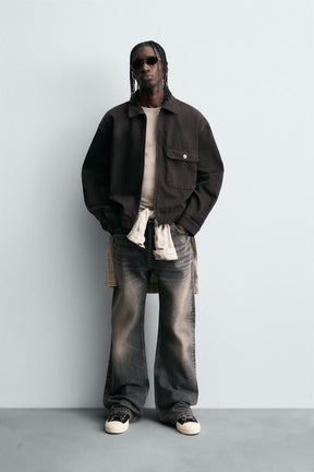 RELAXED FIT DENIM JACKET - Image 1