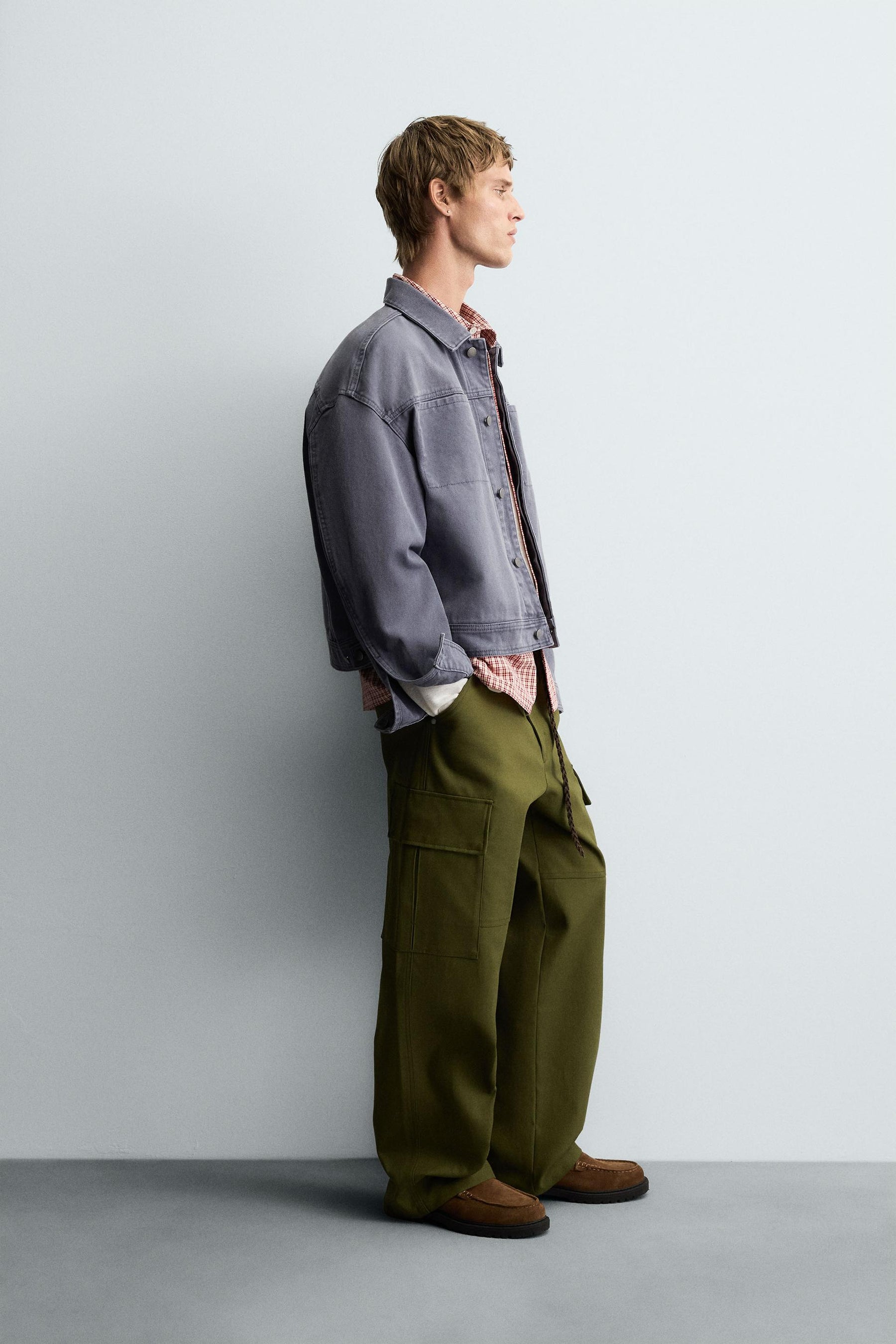 BOXY FIT WASHED JACKET - Image 4