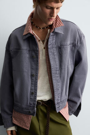 BOXY FIT WASHED JACKET - Image 5