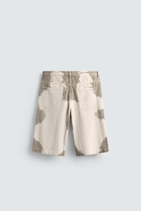 TEXTURED STRIPE BERMUDA SHORTS - Image 8