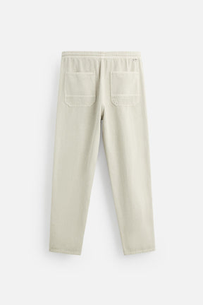 COTTON - LINEN TROUSERS - Image 8