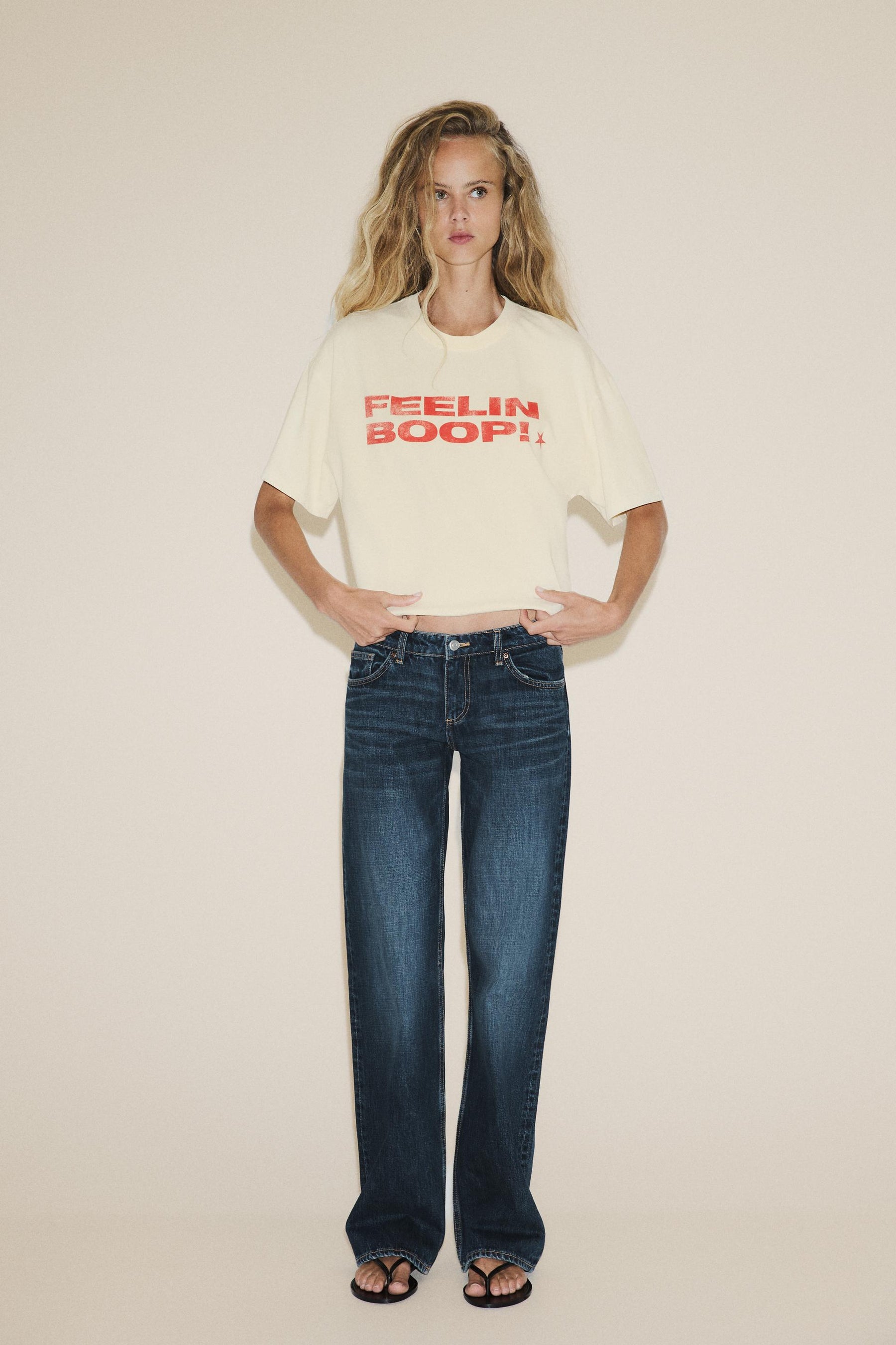 T-Shirt im Used-Look