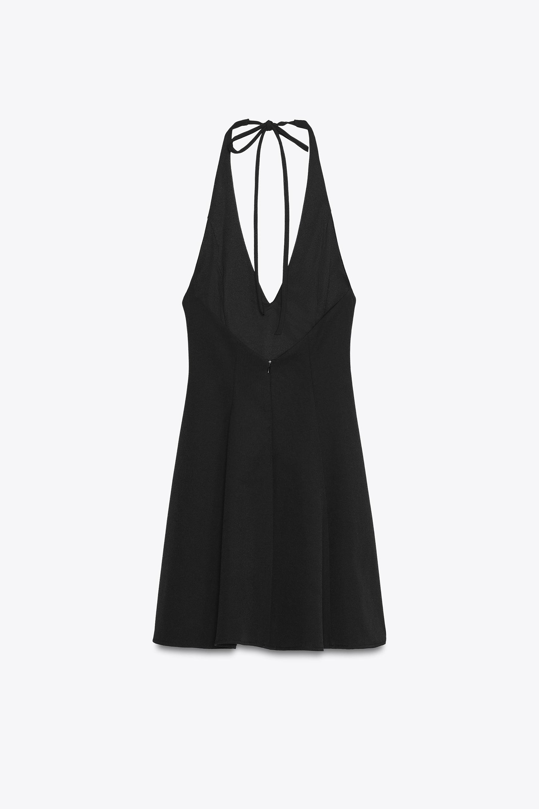 HALTER GORED SHORT DRESS - Image 8