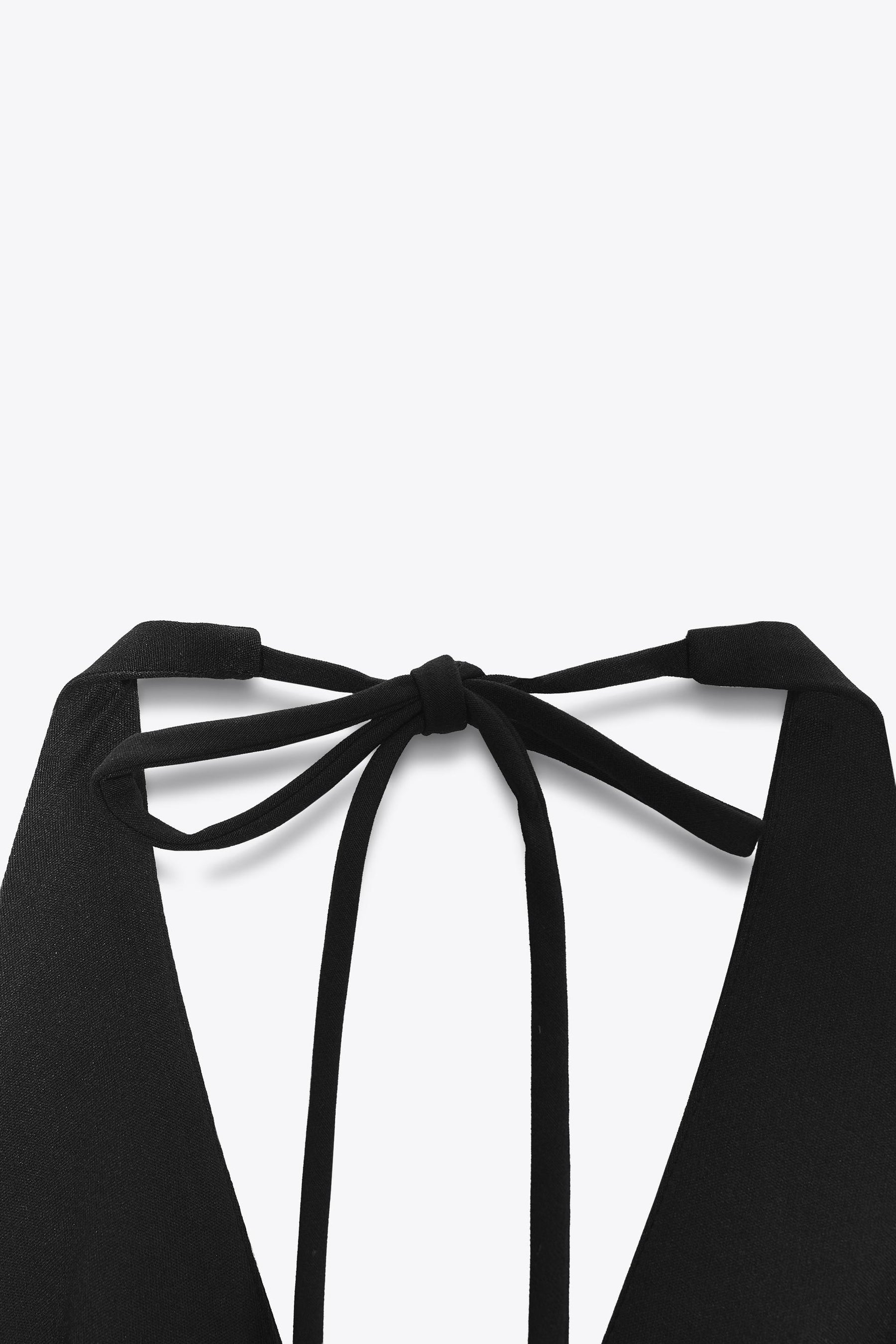 HALTER GORED SHORT DRESS - Image 9