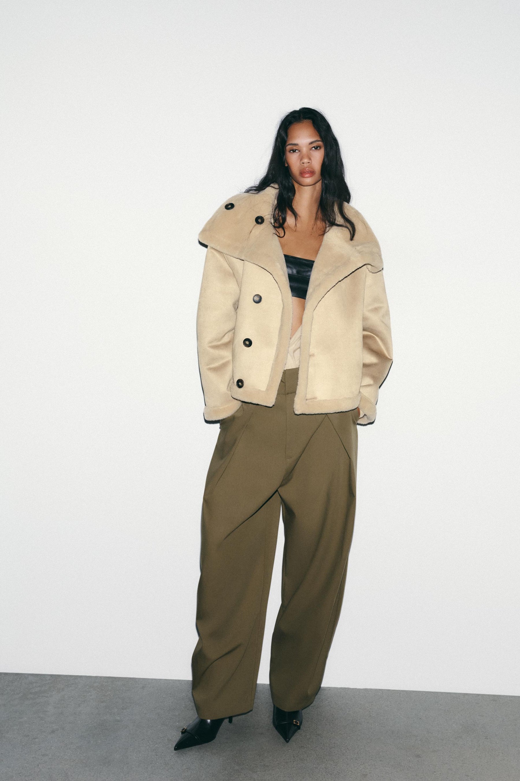 Plissierte Ballonhosen