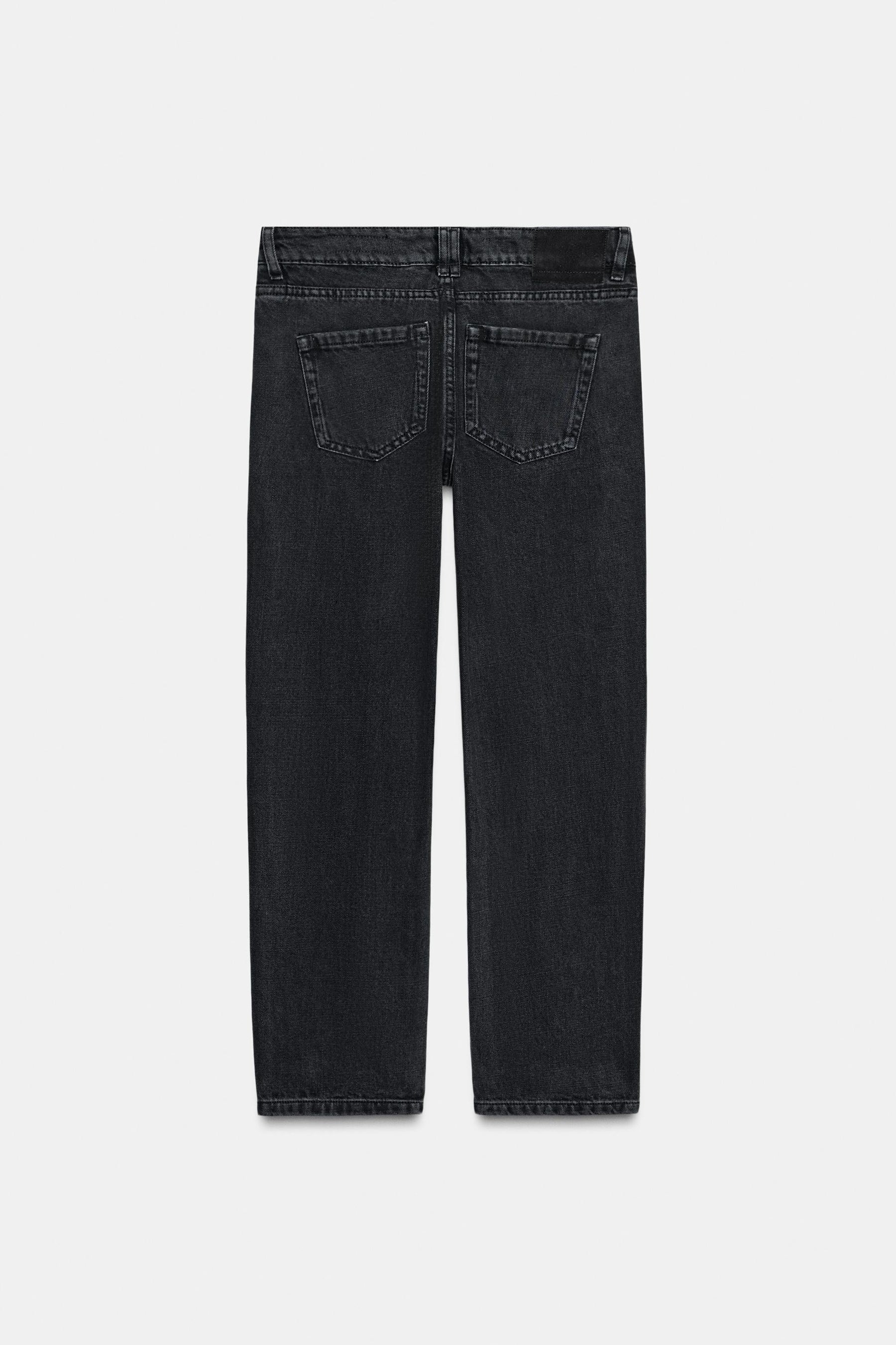 Zigarettenjeans mit mittelhohem Bund